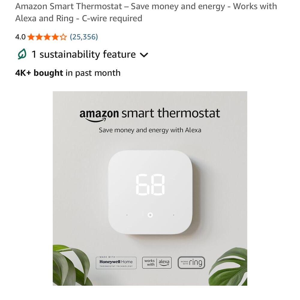 Amazon Smart Thermostat